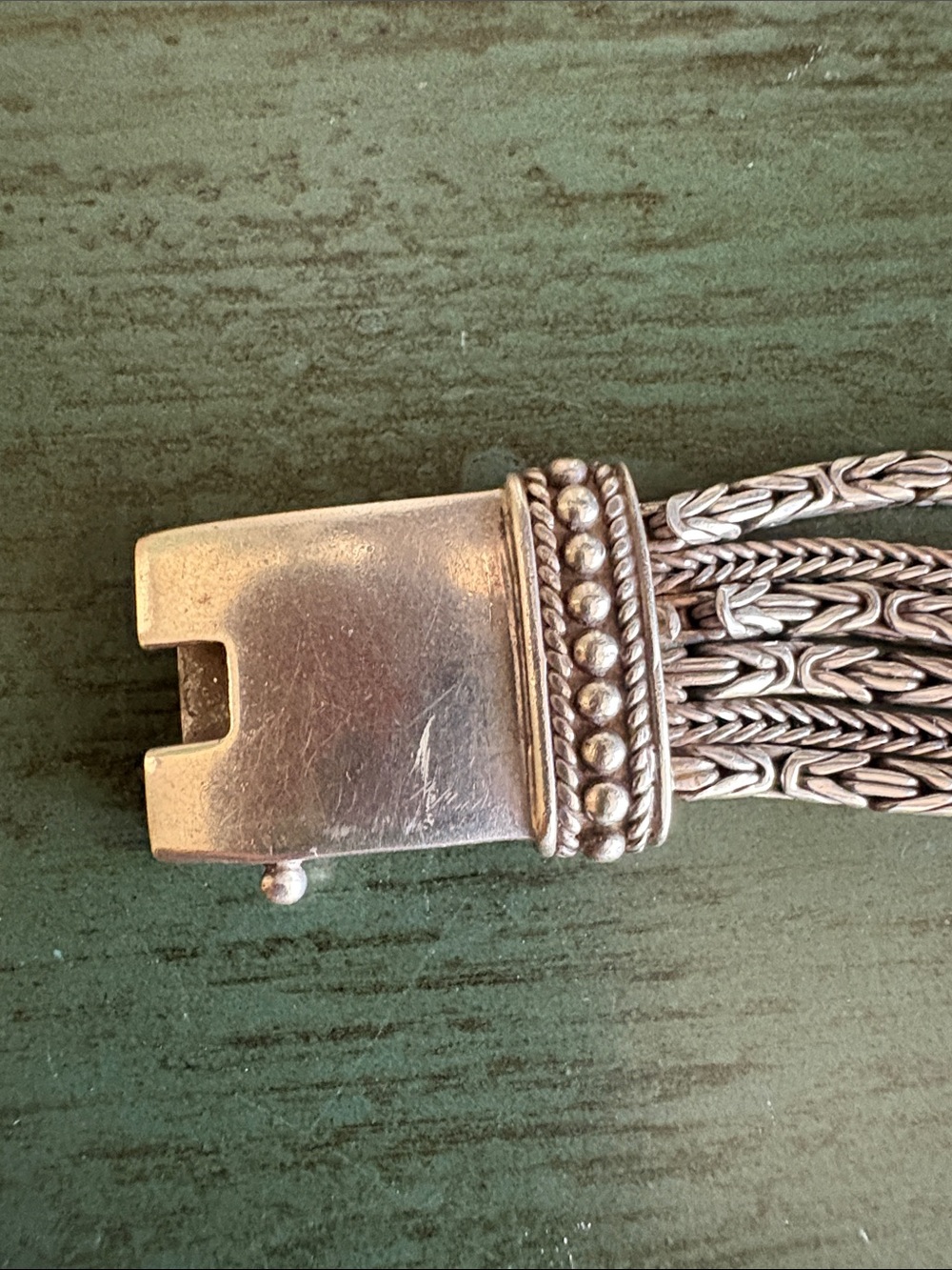Silpada B1452 Go Gorgeous 6-Strand Sterling Silver Bracelet 64g Retired 925 - Picture 5 of 12